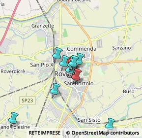 Mappa Via Brunetti, 45100 Rovigo RO, Italia (1.35273)