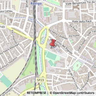 Mappa Piazzale Giuseppe di Vittorio, 45100 Rovigo RO, Italia, 45100 Rovigo, Rovigo (Veneto)