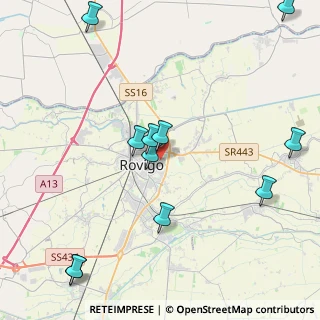 Mappa Via Alfredo de Polzer, 45100 Rovigo RO, Italia (5.01455)