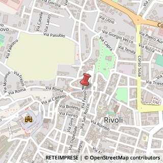 Mappa Via Garavella, 1, 10098 Rivoli, Torino (Piemonte)