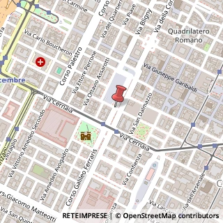 Mappa Corso Giuseppe Siccardi,  4, 10122 Torino, Torino (Piemonte)