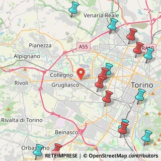 Mappa Via Pasubio, 10093 Collegno TO, Italia (6.244)