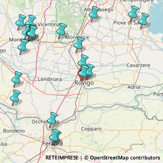Mappa Via W. A. Mozart, 45100 Rovigo RO, Italia (24.072)
