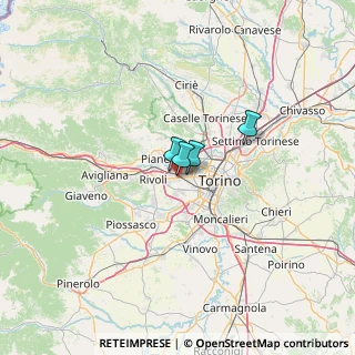 Mappa Via Bolzano, 10093 Collegno TO, Italia (41.32)