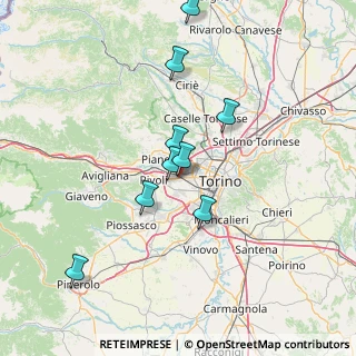 Mappa Via Bolzano, 10093 Collegno TO, Italia (23.43636)