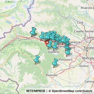 Mappa Borgata Re, 10050 Coazze TO, Italia (9.24389)