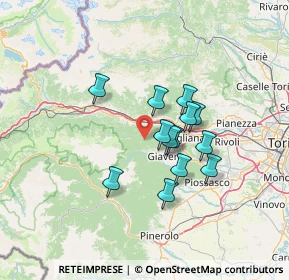 Mappa Borgata Re, 10050 Coazze TO, Italia (10.31462)