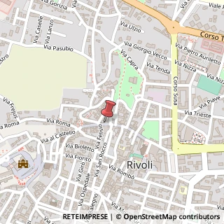 Mappa Via Fratelli Piol, 31, 10098 Rivoli, Torino (Piemonte)
