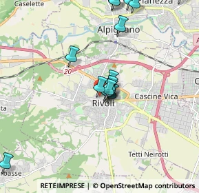 Mappa Vicolo Maritano, 10098 Rivoli TO, Italia (2.03176)