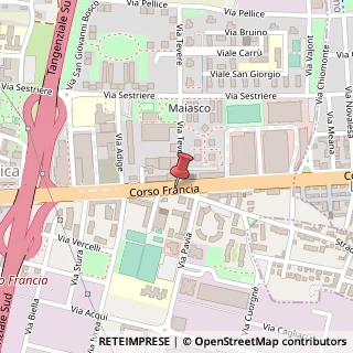 Mappa Corso Francia, 216, 10098 Rivoli, Torino (Piemonte)