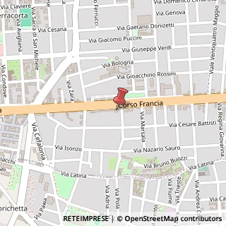 Mappa Corso Francia, 215, 10093 Collegno, Torino (Piemonte)