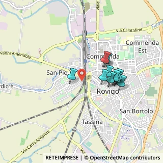Mappa Via Riccardo Zandonai, 45100 Rovigo RO, Italia (0.72727)