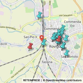 Mappa Via Riccardo Zandonai, 45100 Rovigo RO, Italia (0.9015)