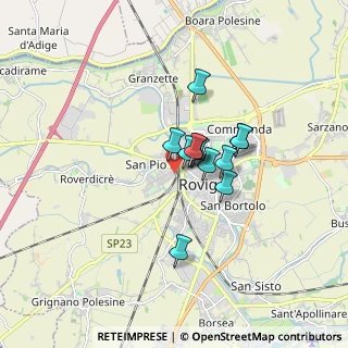Mappa Via Riccardo Zandonai, 45100 Rovigo RO, Italia (1.0325)