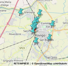 Mappa Via Pergolesi, 45100 Rovigo RO, Italia (1.19909)