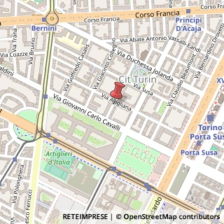Mappa Via Pietro Palmieri, 57, 10138 Torino, Torino (Piemonte)