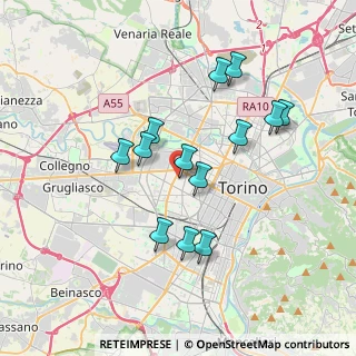 Mappa Via Ferrere, 10139 Torino TO, Italia (3.30538)