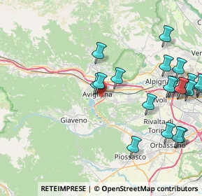 Mappa Via Eugenio Montale, 10051 Avigliana TO, Italia (10.0795)