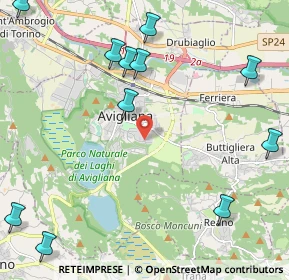 Mappa Via Eugenio Montale, 10051 Avigliana TO, Italia (2.89182)