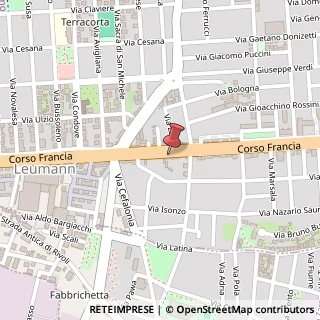 Mappa Corso Francia, 239, 10093 Collegno, Torino (Piemonte)
