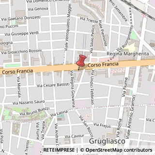 Mappa Corso Francia, 157, 10093 Collegno, Torino (Piemonte)