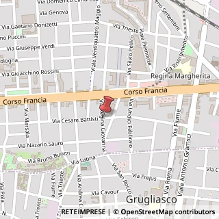 Mappa Via regina giovanna 6/b, 10093 Collegno, Torino (Piemonte)