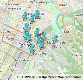 Mappa Corso Carlo Luigi Farini, 10153 Torino TO, Italia (1.335)