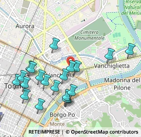 Mappa Corso Carlo Luigi Farini, 10153 Torino TO, Italia (1.0655)