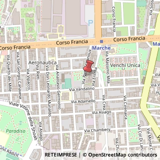 Mappa Via Abate Pietro Chanoux, 27/A, 10142 Torino, Torino (Piemonte)