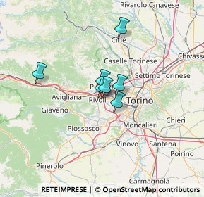 Mappa Via Assisi, 10098 Rivoli TO, Italia (37.70917)