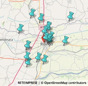Mappa Via Beniamino Gigli, 45100 Rovigo RO, Italia (5.83263)