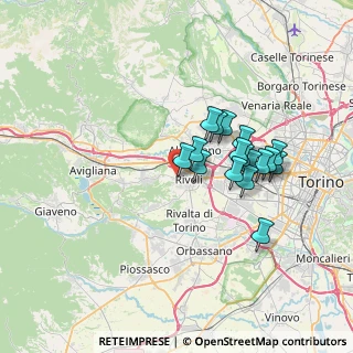 Mappa Via Derna, 10091 Alpignano TO, Italia (5.86294)