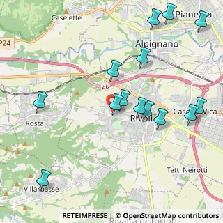 Mappa Via Derna, 10091 Alpignano TO, Italia (2.36071)