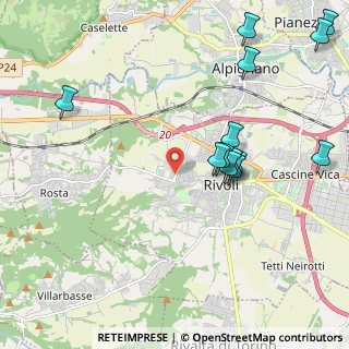 Mappa Via Derna, 10091 Alpignano TO, Italia (2.39385)