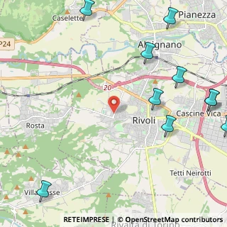 Mappa Via Derna, 10091 Alpignano TO, Italia (3.455)