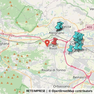 Mappa Via Derna, 10091 Alpignano TO, Italia (4.43077)