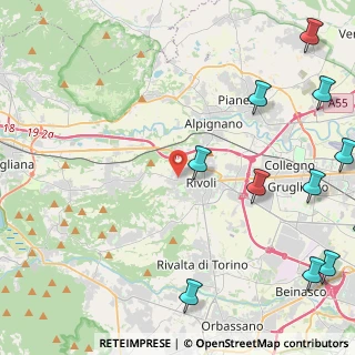 Mappa Via Derna, 10091 Alpignano TO, Italia (6.66818)