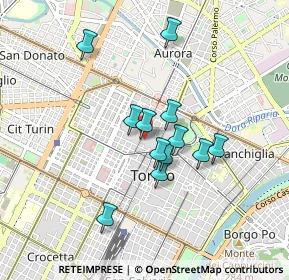 Mappa Via dei Mercanti, 10122 Torino TO, Italia (0.70333)