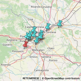 Mappa Via Lessolo, 10152 Torino TO, Italia (8.73462)