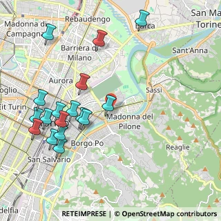 Mappa Via Lessolo, 10152 Torino TO, Italia (2.35235)