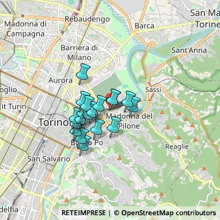 Mappa Via Lessolo, 10152 Torino TO, Italia (1.20053)