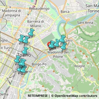 Mappa Via Lessolo, 10152 Torino TO, Italia (2.01643)