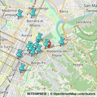 Mappa Via Lessolo, 10152 Torino TO, Italia (1.92167)