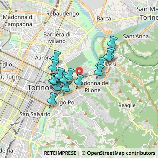 Mappa Via Lessolo, 10152 Torino TO, Italia (1.39944)