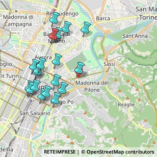 Mappa Via Lessolo, 10152 Torino TO, Italia (2.2345)