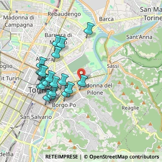 Mappa Via Lessolo, 10152 Torino TO, Italia (1.889)