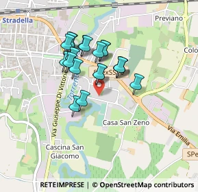 Mappa Via Giacomo Brodolini, 27049 Stradella PV, Italia (0.3385)