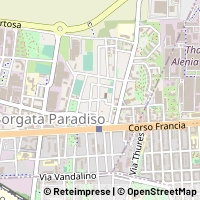 Kaart Collegno