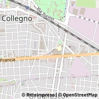 Mapa Collegno