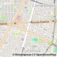 Mapa Torino